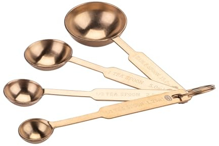 Dr. Oetker Cucchiai dosatori da cucina, set da 4 pezzi, materiale in acciaio inossidabile, misurini da cucina in diverse dimensioni