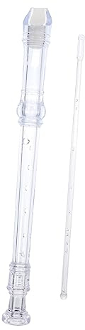 Kisangel 8-loch Blockflöte mit Reinigungsstab und Handbuch aus ABS G-dur Traditionelles Blasinstrument mit vollem Klang für Anfänger für Aufführungen und Aufnahmen