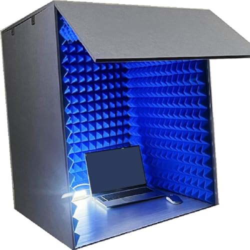 Portable Vocal Booth - Superior Soundproofing for Home Studio, Podcast & Music Recording