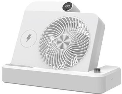 Mini ventilador de escritorio portátil de mano recargable por USB con múltiples velocidades, personal, pequeño, portátil, plegable, ventilador de escritorio para dormitorio, oficina, hogar, cocina