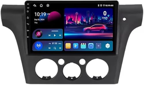Android 15 Car Stereo Head Unit for Mitsubishi Outlander 2002-2008 RHD, 9 Inch Touch Screen GPS Navigation System with Bluetooth, Supports Reversing Camera Backup Mirror, 4 Core Wifi 2g+32g, normal
