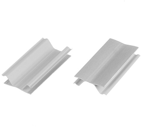 HOLZBRINK Connecteur d’angle pour socle de cuisine, jonction flexible angle intérieur et extérieur, HBK15, 150 mm, couleur aluminium brossé 1 pièce