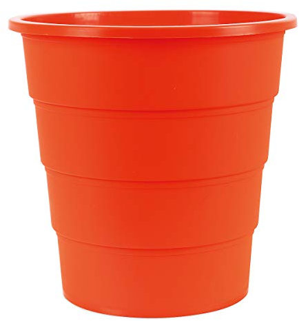 Office Products Model 19054621-07 - Cestino per la carta, 16 litri, in plastica, per ufficio, cucina, 1 pezzo, elegante e pratico, dimensioni: 30,8 x 31 x 30,8 cm