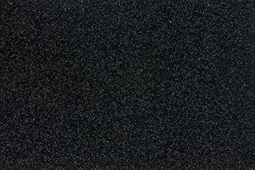 The Metal House Various Camper Van Sparkle Vinyl - Anti Slip Safety Flooring - Transporter Lino (Black, 2m x 2m)