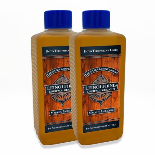 500 ml Leinöl Firnis Holzöl Holzschutz Holzpflege dreifach gekocht und harzfrei