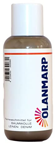 Olanmarp lessive concentrée pour coton & lin - lessive liquide pour linge délicat pour lavage à la main et en machine - lessive pour coton lessive spéciale (100 ml)