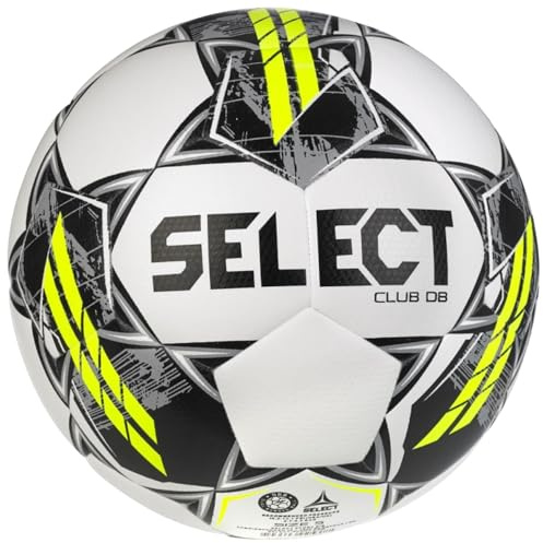 Select Club DB FIFA Basic Ball 120066, Unisex, Fußball, White/Black/Yellow, 4