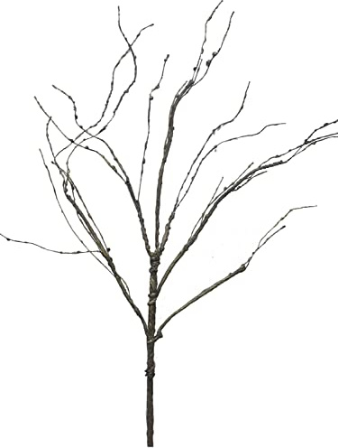 artplants.de Ramo Artificiale di salice LIFEN, Marrone, 110 cm | Ramo Decorativo