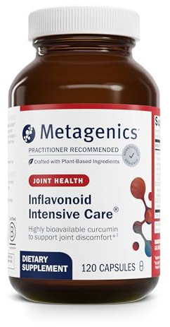 Metagenics Inflavonoid Intensive Care - Curcumin, Boswellia, Ginger & Fenugreek - Supports Joint Comfort, Immune Health & Normal Inflammatory Response - Non-GMO, Gluten-Free, Vegetarian - 120 Capsules