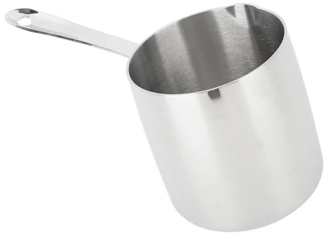 Stainless Steel Milk Butter Warmer Pot, 900ml Chocolate Melting Turkish Coffee Pot
