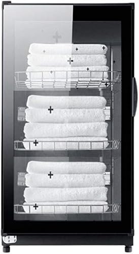 GYDUHYE Towel Warmer Vertical cabinet Hot Towel Sterilizer Ozone + UV + infrared low temperature Nail Salon Spa Facial Beauty Salon Disinfector Tool(Size:48cm*37cm*82cm)