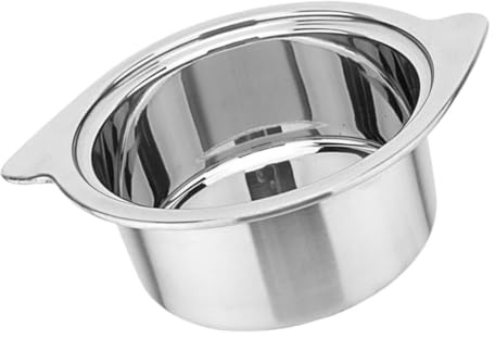 Garneck Pentola per Cottura a Induzione in Acciaio Inox 1 Pezzo Senza Coperchio Argento Robusta per Un Uso Duraturo Cottura