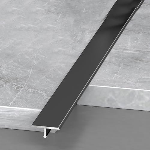 Übergangsleiste for den Innenbereich, T-Form, Schwellenübergänge for Holz- und Vinylböden mit flacher, glatter Oberfläche, 90–160 cm Aluminium-Abdeckleisten for Fugen/Nähte, Kantenschutz, for Laminat