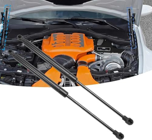FLLBING Gasdruckfeder Motorhauben Gasfeder Dämpfer Für Benz Classe SLK Cabrio (R170) 1998-2004-34.9cm, Motorhauben Gasfeder Haubenlift Gasdruckdämpfer Motorhaubenlifte