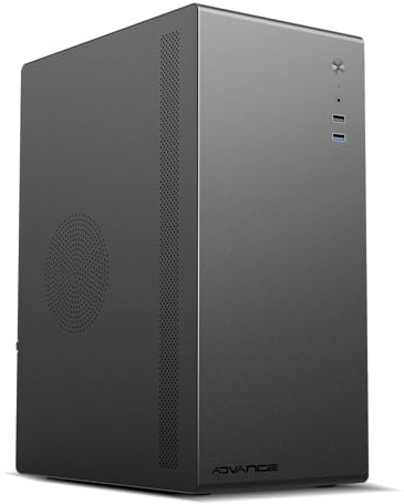 Optima Boîtier PC 100% Métal Ultra Mini/Alimentation 350W nominale Incluse/pour Cartes mères mATX/ITX