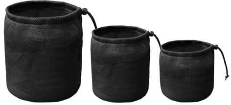 Porta mollette da bucato, borsa a rete con coulisse, molletta elastica per asciugare trapunte, accessori per escursionismo, picnic, bagno, zaino in spalla, 29 x 35 cm, Refer to description, Unisex