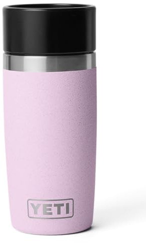 YETI Rambler Travel Bottle, Vacuum Insulated Stainless Steel Coffee Flask with Leakproof Hotshot Commuter Cap, Cherry Blossom, 12 oz (355 ml)