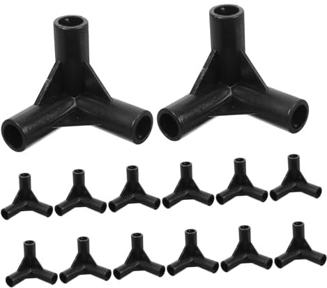 HEMOTON Stück Teiliges Zeltverbinder für Gewächshäuser Robuste Kunststoff Ersatzteile zur Stabilisierung und Verstärkung von Zeltgestellen für Outdoor Camping und DIY Projekte