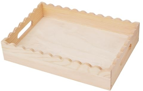Generisch Portavelas de madera para velas, soporte para velas de madera, con columnas de madera, con cuencos decorativos