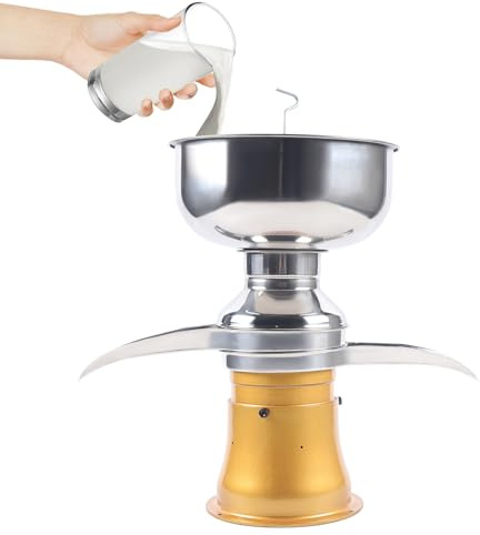 Petite Centrifugeuse à Lait pour Beurre, CrèMe Et Lait éCréMé -Capacité 5 L - 50 L/H 50W Séparateur Crème Lait Électrique