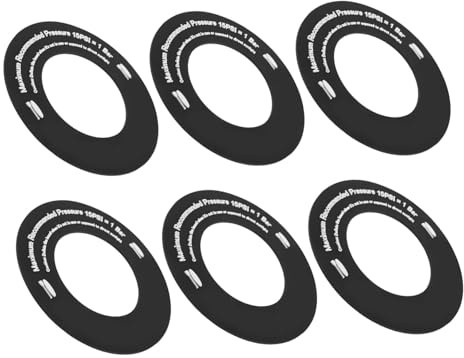 BESPORTBLE 6 Almohadillas para Válvula De Bote Inflable Almohadilla para Válvula De Kayak