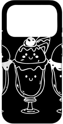 Hülle für iPhone 17 Pro Eisbecher Comic Look Glace Fruchteis