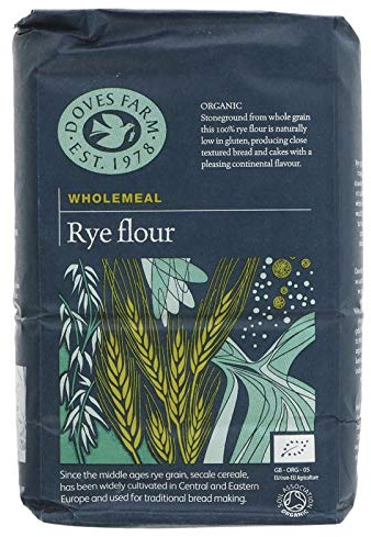 Doves Farm | Rågmjöl helkorn organisk | 12 x 1 kg