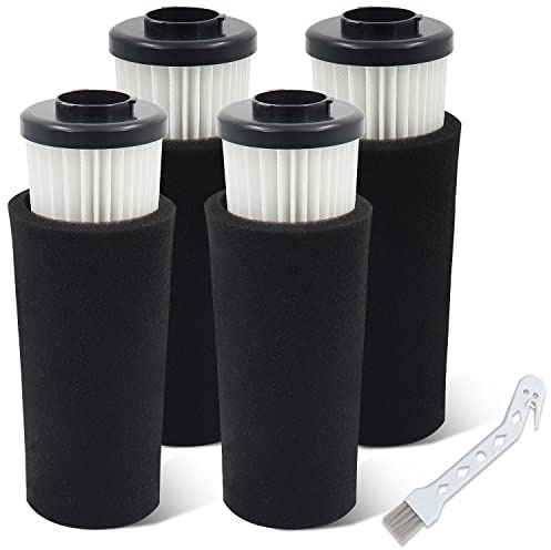 NXBHG F112 Filter Replacement 4 Pack Compatible with Dirt Devil Upright Vacuum Cleaner, Pre Motor Endura Odor Trapping Filter Set, Replace part AD47936
