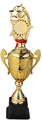 INOOMP 1pezzi Premio Stella in Metallo Oro Premio di Apprezzamento per Studenti Ragazzo Ragazza e Dipendenti s Dorata