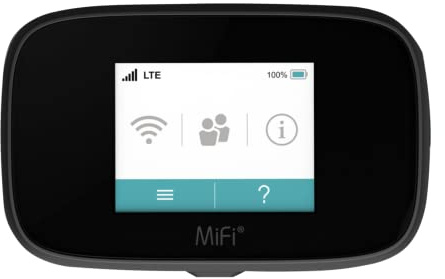 EVDO-LINK Bundle for Inseego 4G LTE MIFI® 7000L Global LTE Mobile Hotspot with Case and Extra Battery for All Day Battery