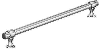 Amerock BP5406626 | Möbelgriff aus poliertem Chrom | 457 mm Schrankgriff von Mitte zu Mitte | Winsome | Möbelbeschläge