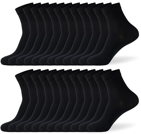 LBJR Calcetines Tobilleros Hombre Mujer, 12 Pares Calcetine Deporte Running Transpirables