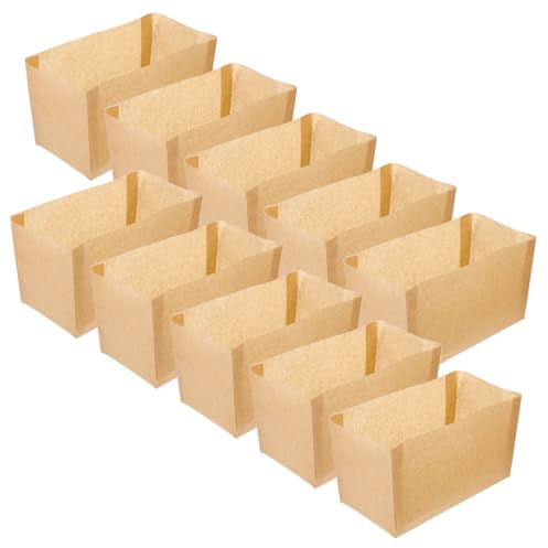 VALICLUD 50 Piezas Unidades de Moldes para Hornear Pan Tostado Papel de Alimenticio Resistente Altas Temperaturas Desechables para Pasteles Cupcakes y Aperitivos
