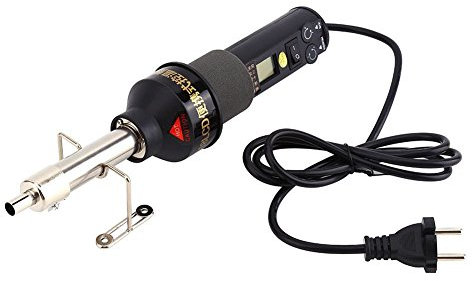 Yosoo Pistola ad Aria Calda LCD 450 W 220 V Professionale Portatile Pistola ad Aria Calda Kit con ugelli e Supporto per Saldatura