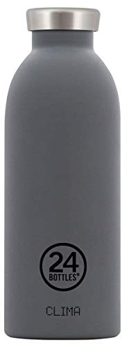 24 Bottles Clima Bottle Isolierflasche aus lebensmittelechtem Edelstahl in der Farbe Formal Grey, 500ml