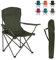 Highlander Camping Chair - Compact & Lightweight Folding Chair, 2.2kg, Portable Chair for Outdoors, Durable Steel Frame Arm Chair with Cup Holder