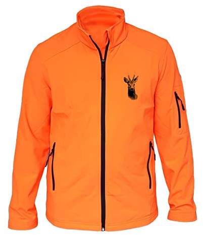 Veste softshell, Mordu de chasse, Chevreuil / Brocard, avec ou sans manches