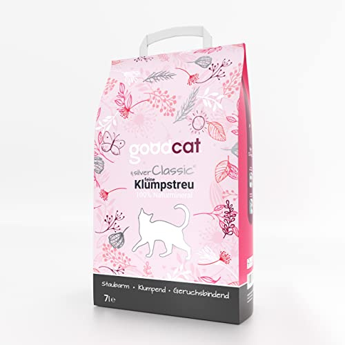 goodcat Silver Classic - Katzenstreu Klumpstreu Naturprodukt, stark klumpend