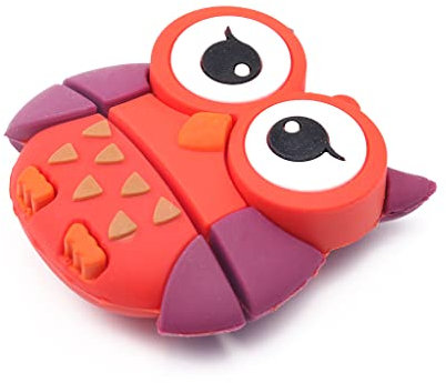 Hsthe Sea Unidad flash USB, 32G Cartoon Cute Pattern USB 2.0 de alta velocidad Memory Stick Disco de memoria para pulgar Unidad portátil para almacenamiento de datos (búho)