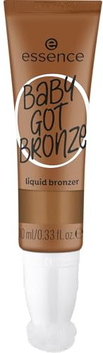 Essence Cosmetics Baby Got Bronze Terra Abbronzante Liquida, Lunga Durata, Definizione, Semplice da Struccare, Naturale, 10 ml