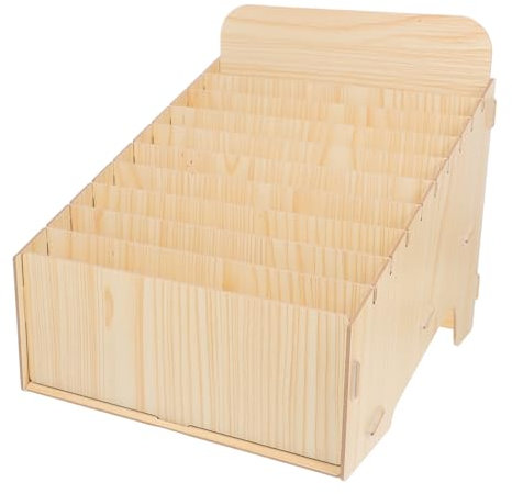 DIYEAH Handybox Aus Holz Mit Mehreren Fächern Als Schreibtisch-Organizer Für Handy Stifte Post Und Zubehör Und Praktisch Für Büro Und Zuhause