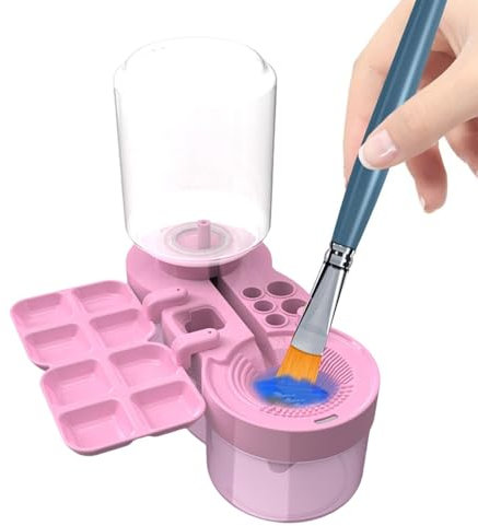 Paint Brush Washer, Acrylic Brush Washer, Paint Brush Rinser, Paint Tray Cleaner, Beginner Brush Cleaner, Portable Paint Rinser, Acrylic Paint Cleaner, Paintbrush Washing Tray, Brush Cleaner for Acry