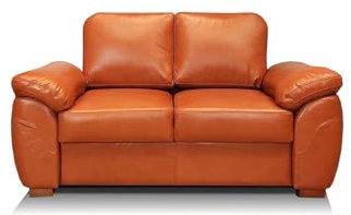 Quattro Meble Echtleder 2er Sofa Oxford Italienisches Leder Antique - Rindsleder