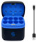 SLODA 8-Slot AA Battery Fast USB-C Battery Charger for 1.5V Li-ion & 1.2V NiMH/NiCD,Smart LED Display,Portable Magnetic Case