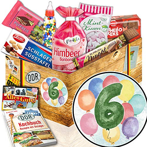 DDR Süßigkeiten Box/Süße DDR Waren / 6 Jubiläum