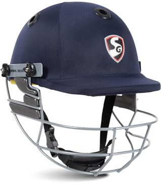 Cricket-Helm SG Blazetech (Marineblau, Größe L)