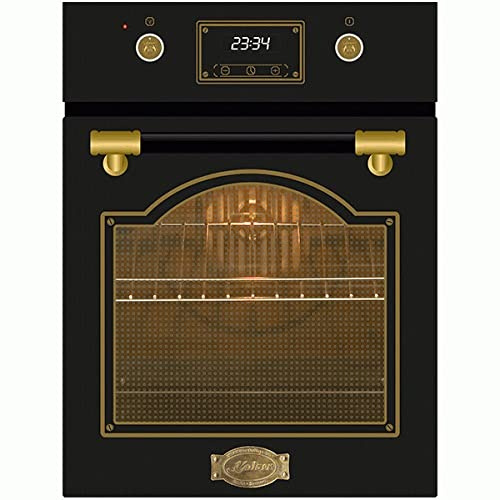 Kaiser Appareils de cuisine Four à encastrer EH 4796 AD, avec 1 tiroir télescopique, Retro 45 cm, Autonome, 50 L, 9 Fonctions,Tiroir télescopique,Intelligent Sysytem,Easy clean-Emaille