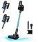 Cecotec Aspirapolvere Scopa Elettrica Senza Fili Portatile Conga Rockstar 1500 Ray Pure, 215W, 12Kpa, Batteria 25.2V, Auto 45Min, 3in1, Spazzola Mista, 2 Programmi, Ciclone Parallelo, Serbatoio 500Ml