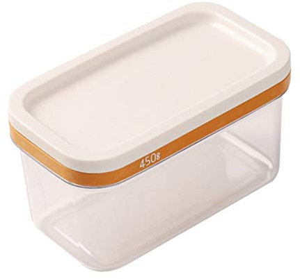 Mantequera Mantequera de plástico Mantequera Caja de almacenamiento Nevera, Mantequera cortadora con tapas para un corte seguro y fácil Mantequera pequeña para nevera Mantequera Mantequera Mantequera