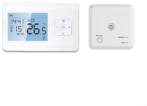 pour Thermostat de radiateur, thermostat d'ambiance programmable sans fil, contrôle vocal, pour Tuya Smart